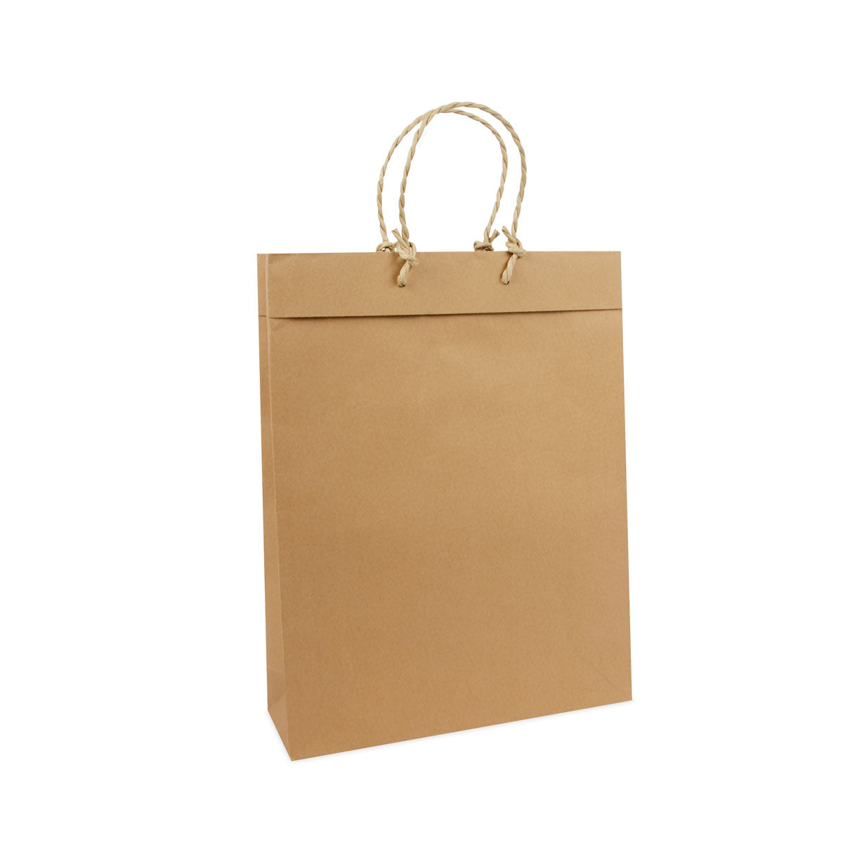 Luxe gerecyclede kraft tassen met omslag