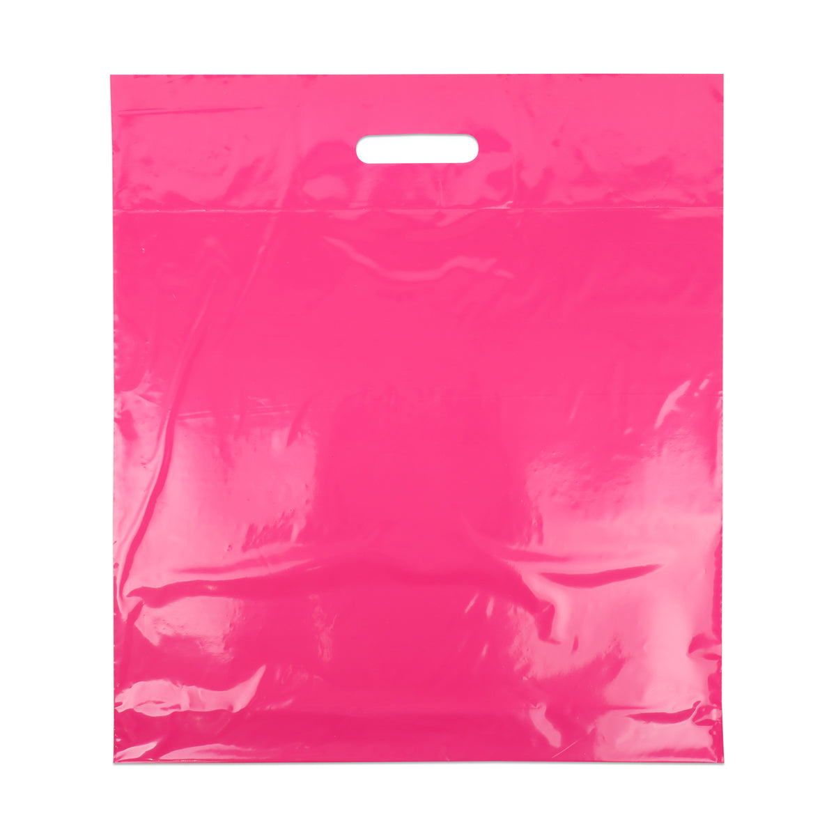 Budget plastiek tassen - Effen kleuren