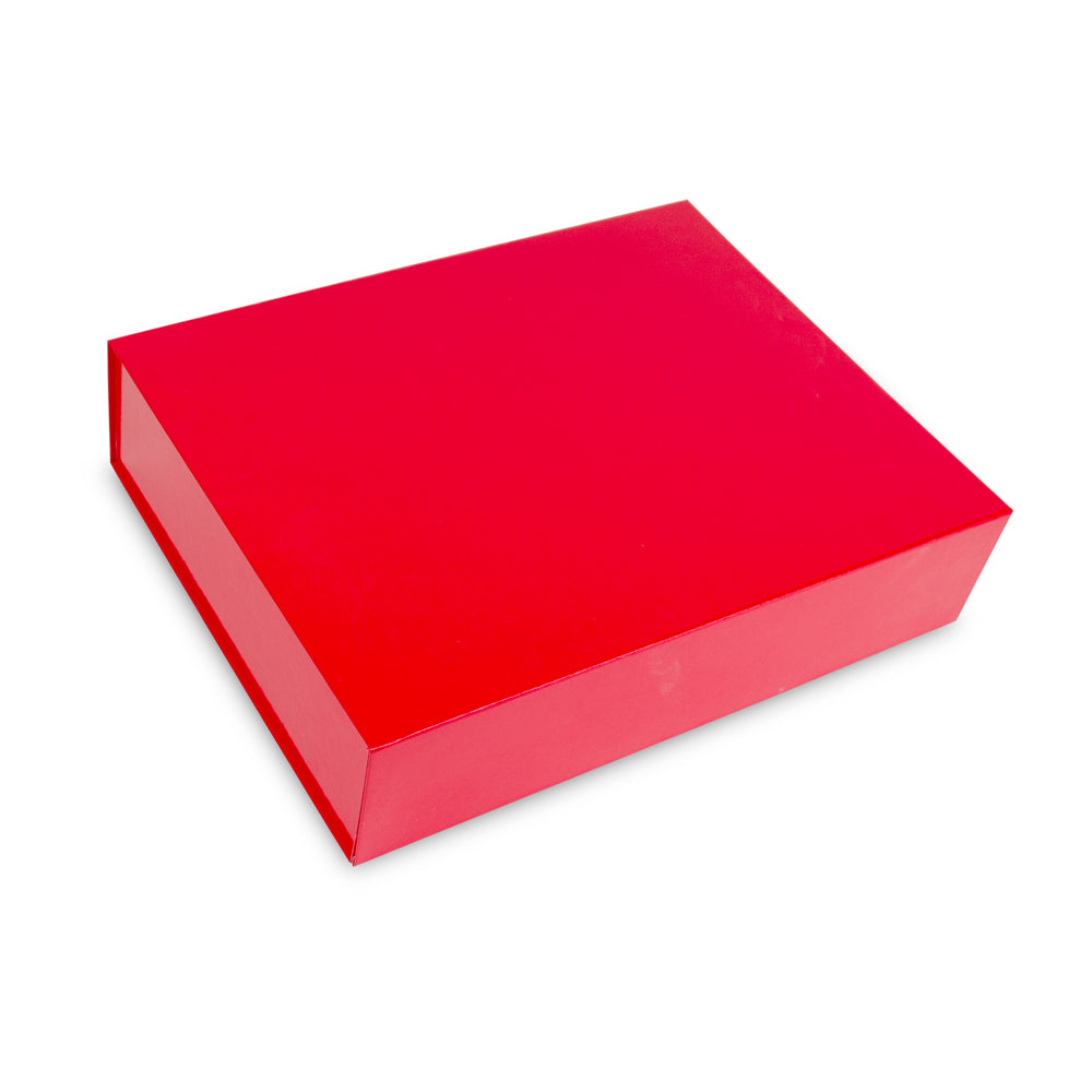 Magneetdozen Glans gelamineerde - goud, zilver , rood en zwart/wit.