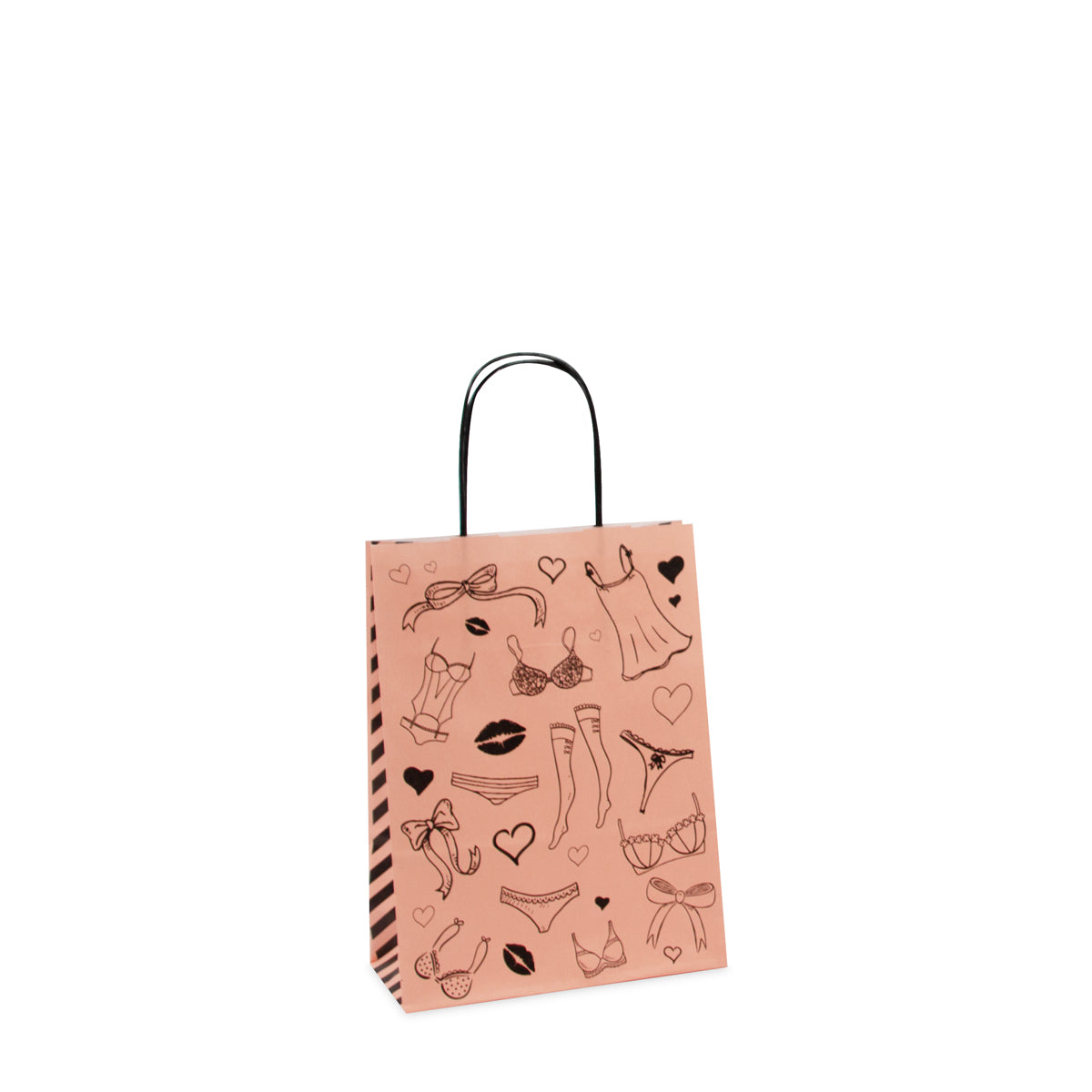 Papieren tassen , gedraaid handvat - Lingerie