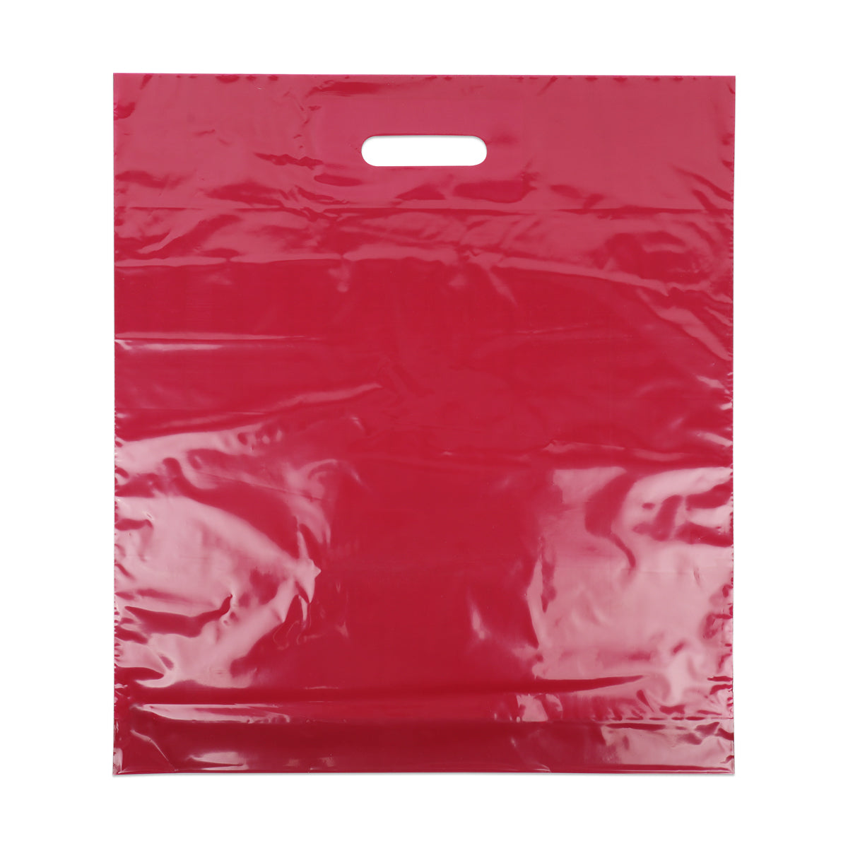 Budget plastiek tassen - Effen kleuren