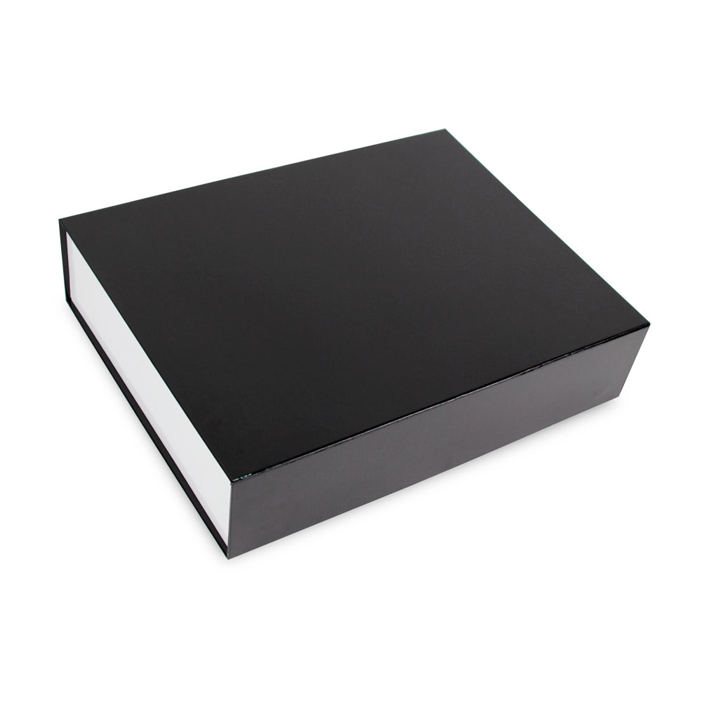 Magneetdozen Glans gelamineerde - goud, zilver , rood en zwart/wit.