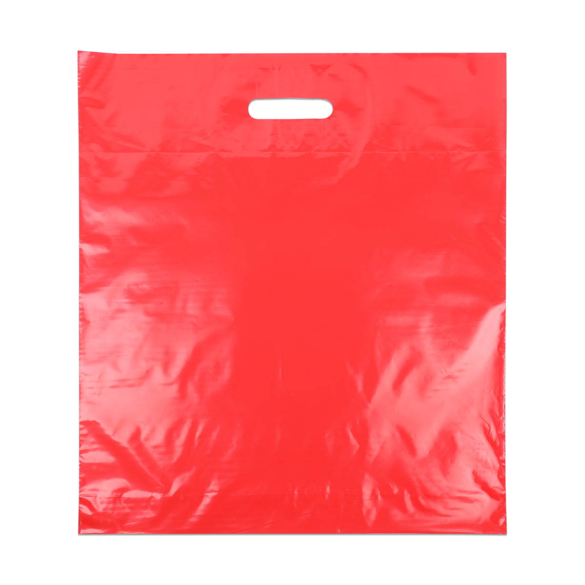 Budget plastiek tassen - Effen kleuren