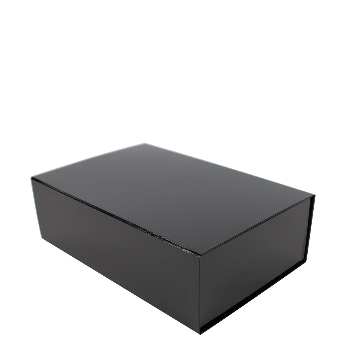 Magneetdozen zwart glans gelamineerd