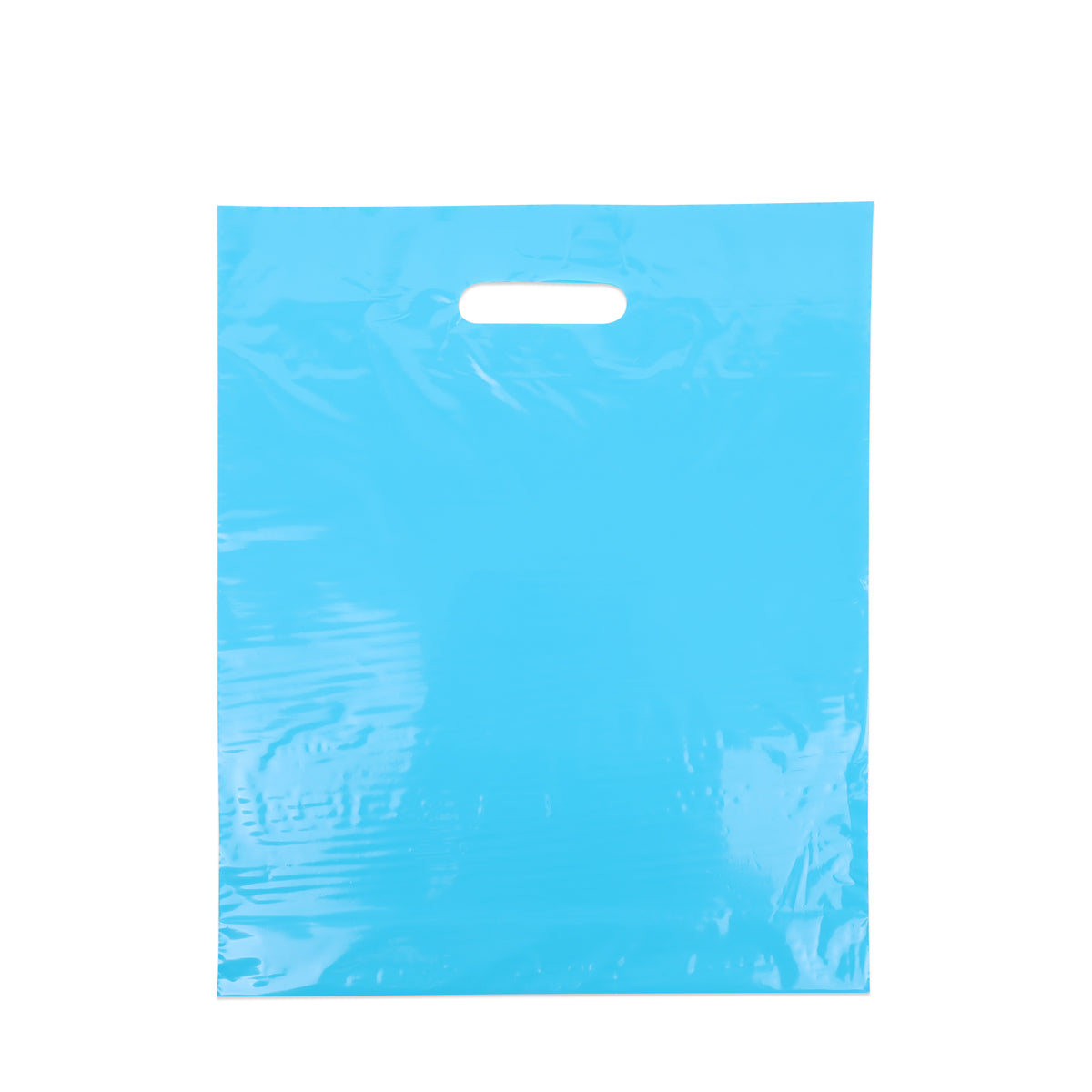 Budget plastiek tassen - Effen kleuren