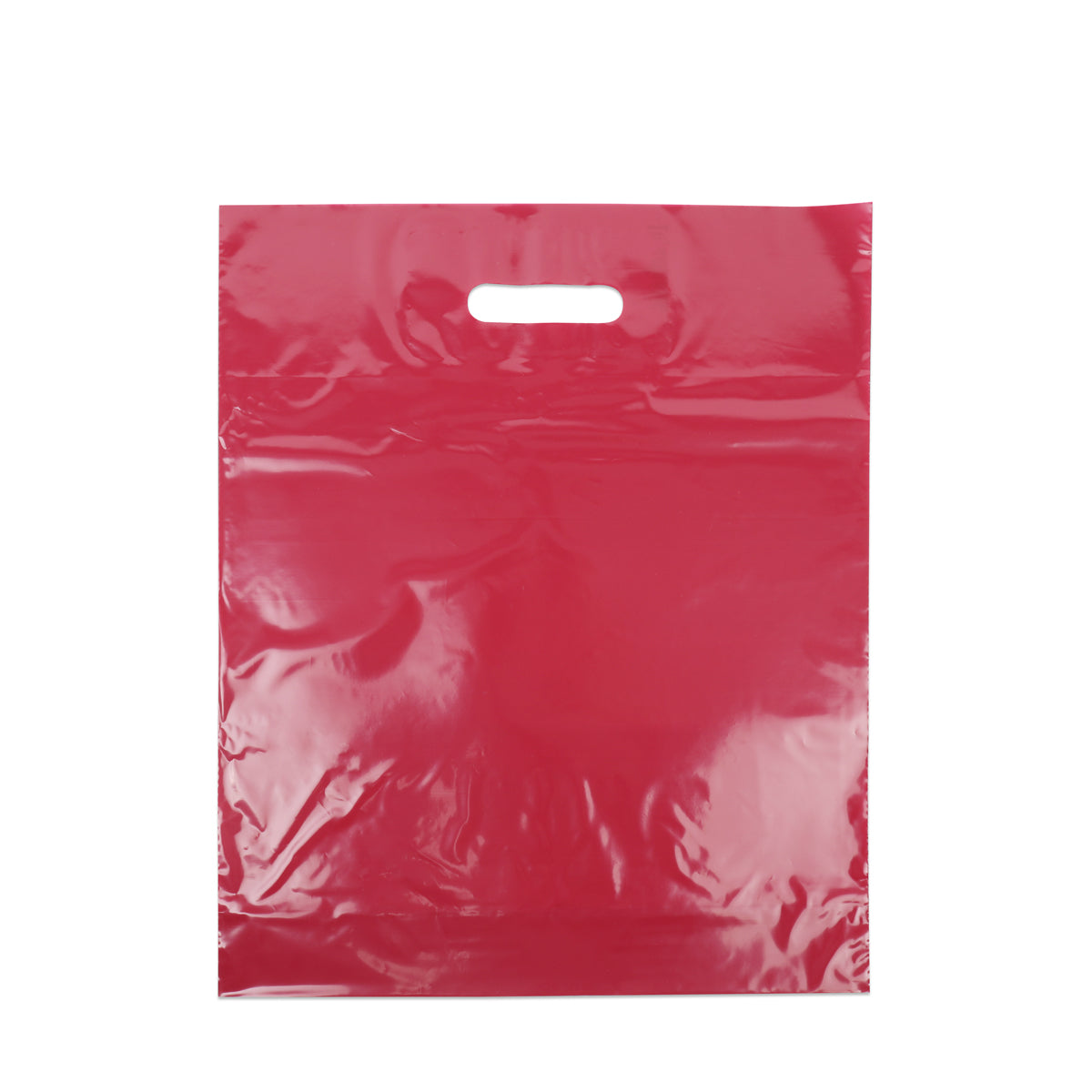 Budget plastiek tassen - Effen kleuren