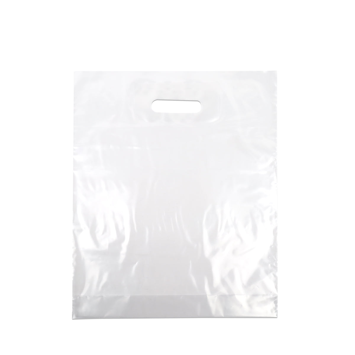 Budget plastiek tassen - Transparant