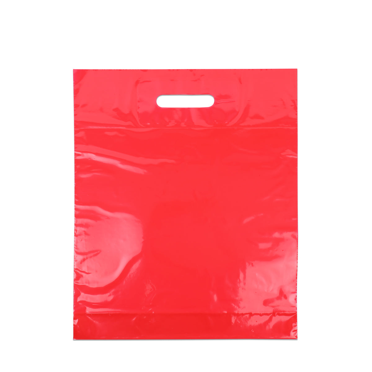 Budget plastiek tassen - Effen kleuren