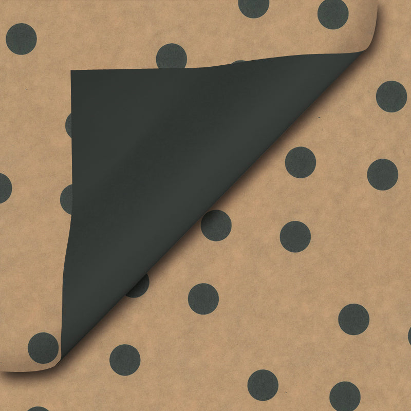 Bruin inpakpapier - Stip dessin