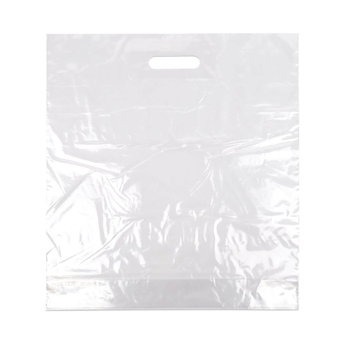 Budget plastiek tassen - Transparant