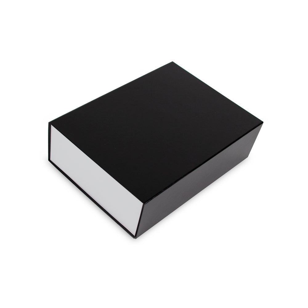 Magneetdozen Glans gelamineerde - goud, zilver , rood en zwart/wit.