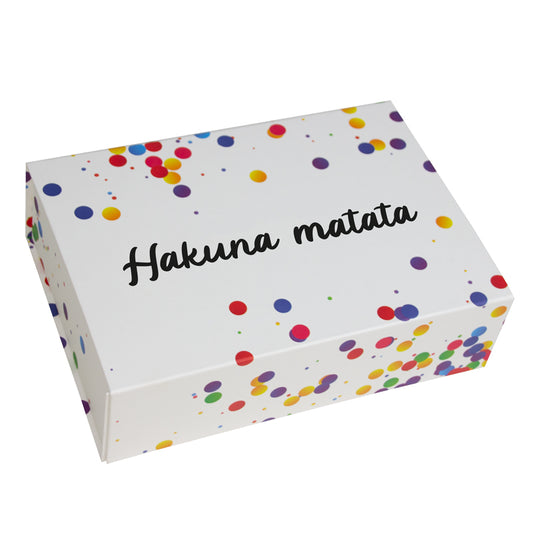 Magneetdozen Confetti - Hakuna matata