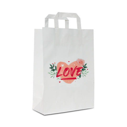 Papieren kraft tassen - Love
