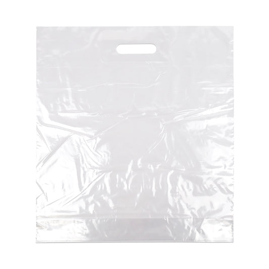 Budget plastiek tassen - Transparant